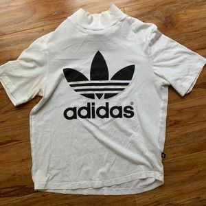 Adidas Mockneck half silk top